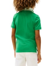 TOMMY HILFIGER TH KIDS Tricou polo cu m&acirc;necă scurtă pentru copii verde radiant - Tricou copil - 3