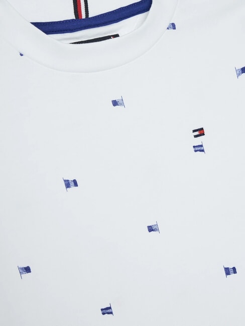 TH KIDS Tricou din bumbac cu imprimeuri alb strălucitor - Tricou copil