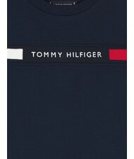 TOMMY HILFIGER TH KIDS Tricou cu m&acirc;necă scurtă și broderie cu logo bleumarin noapte &icirc;ntunecată - Tricou copil - 4