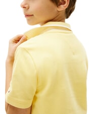 TOMMY HILFIGER TH KIDS Tricou polo cu m&acirc;necă scurtă pentru copii lemongrass - Tricou copil - 4