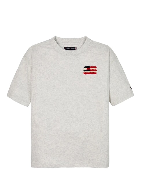 TH KIDS Tricou cu m&acirc;necă scurtă și steag erica albă ca zăpada - Tricou copil