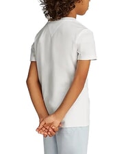 TOMMY HILFIGER TH KIDS Tricou cu m&acirc;necă scurtă și imprimeu - Tricou copil