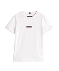 TOMMY HILFIGER TH KIDS Tricou cu m&acirc;necă scurtă și steag alb - Tricou copil - 3