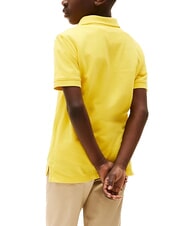 TOMMY HILFIGER TH KIDS Tricou polo cu m&acirc;necă scurtă din bumbac fructul carambolei galbene - Tricou copil - 2