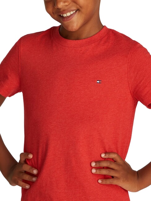 TH KIDS Tricou cu m&acirc;necă scurtă, croială regulată erica roșie de măr - Tricou copil