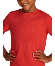 TOMMY HILFIGER TH KIDS Tricou cu m&acirc;necă scurtă, croială regulată erica roșie de măr - Tricou copil - 3