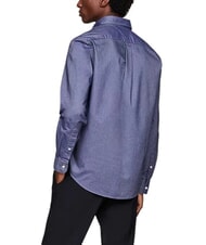 TOMMY HILFIGER TH  Cămașă cu m&acirc;necă lungă din bumbac cerul deșertului - Cămăși pentru bărbați - 2