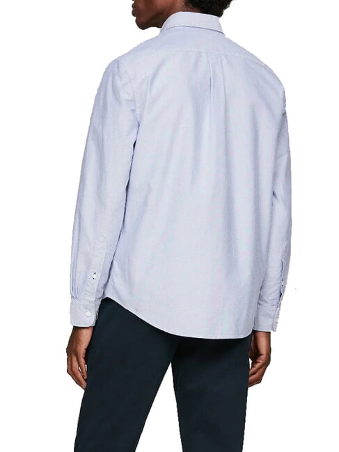 TH  Cămașă cu m&acirc;necă lungă din bumbac albastru regal - Cămăși pentru bărbați