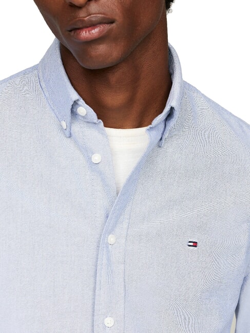 TH  Cămașă cu m&acirc;necă lungă din bumbac albastru regal - Cămăși pentru bărbați