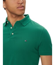 TOMMY HILFIGER 1985  1985 tricou slim fit verde nou - maiou Polo - 3