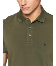 TOMMY HILFIGER 1985  1985 tricou slim fit verde armată - maiou Polo - 3