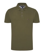 TOMMY HILFIGER 1985  1985 tricou slim fit verde armată - maiou Polo - 4