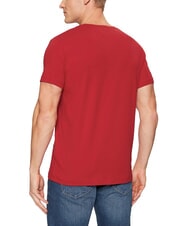 TOMMY HILFIGER  Tricou bărbătesc stretch roșu mediu - tricou - 2