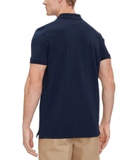 TOMMY HILFIGER TH JEANS  Tricou polo din bumbac bleumarin noapte &icirc;ntunecată - maiou Polo - 2