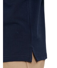 TOMMY HILFIGER TH JEANS  Tricou polo din bumbac bleumarin noapte &icirc;ntunecată - maiou Polo - 4