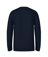 TOMMY HILFIGER TH JEANS  Guler rotund din bumbac bleumarin noapte &icirc;ntunecată - Pulovere pentru bărbați - 5