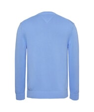 TOMMY HILFIGER TH JEANS  Guler rotund din bumbac albastru de prună dulce - Pulovere pentru bărbați - 5