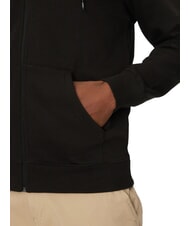 TOMMY HILFIGER TH JEANS Hanorac cu fermoar negru - hanorace - 4