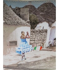 YNOT YESBAG Geantă de umăr cu buzunar Alice &icirc;n Trulli - Genți femei - 3