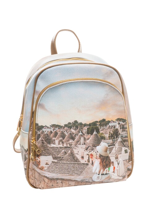 YESBAG Rucsac rotund cu două compartimente trulli romantici - Genți femei