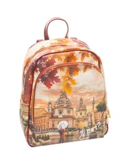 YNOT YESBAG Rucsac rotund cu două compartimente Roma plouă - Genți femei - 2