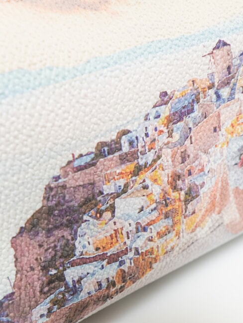 YESBAG Trusă cosmetică medie Apus de soare &icirc;n Grecia - Genți plic și truse