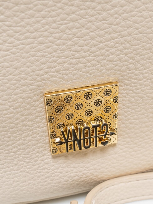 RACHEL Geantă mare semilună cu curea de umăr cremă - Genți femei