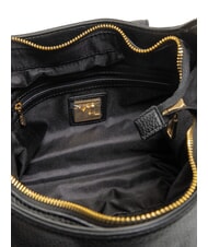 YNOT RACHEL Geantă de umăr cu clapă și curea de umăr BLACK - Genți femei - 5