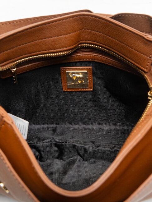 LOVERS Geantă de umăr cu clapă bronzat - Genți femei