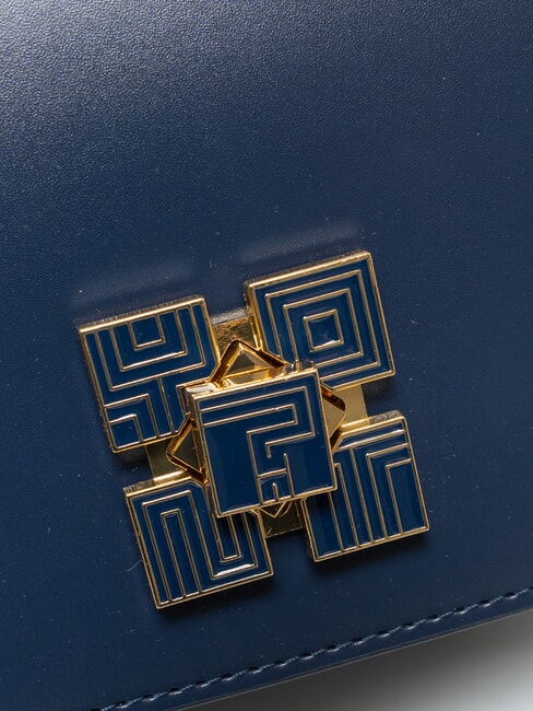 LUCY Geantă de umăr cu clapă marina - Genți femei