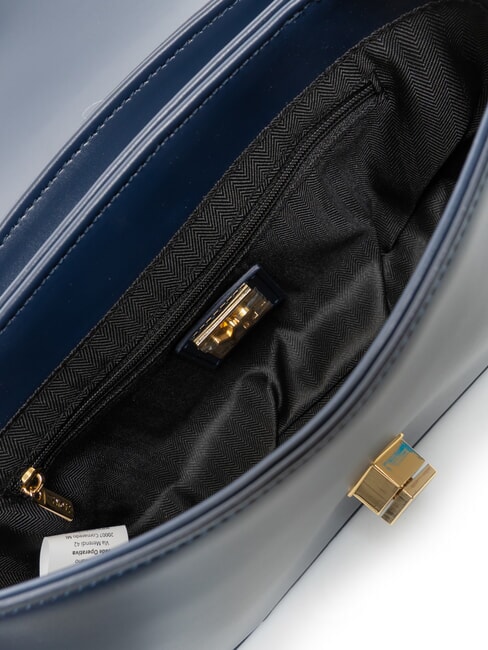 LUCY Geantă de umăr cu clapă marina - Genți femei