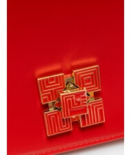 YNOT LUCY Geantă de umăr cu clapă RED - Genți femei - 3