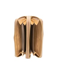 YNOT LUX Portofel mare cu fermoar caramel - Portofele femei - 2