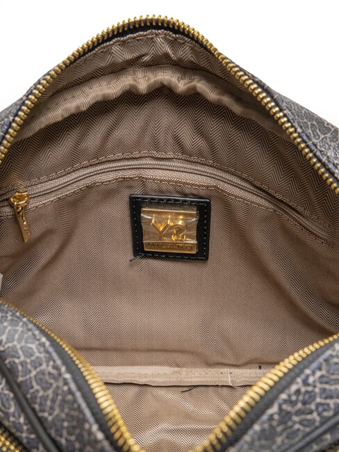 LUX Geantă reporter cu buzunar BLACK - Genți femei