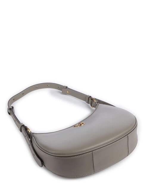 HALF MOON Geanta de umar din piele nuc-aur antic - Genți femei