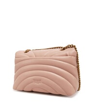 PINKO LOVE PUFF CLASSIC Geanta de umar din piele nappa pulbere-aur antic - Genți femei - 2