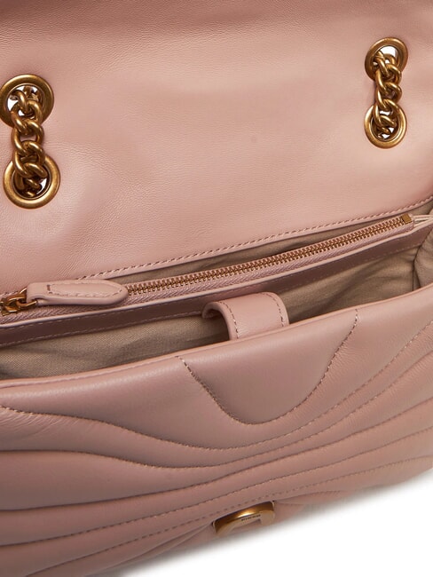 LOVE PUFF CLASSIC Geanta de umar din piele nappa pulbere-aur antic - Genți femei