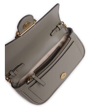 PINKO LOVE ONE POCKET Geanta de umar din piele nuc-aur antic - Genți femei - 4