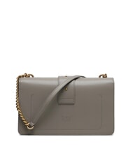 PINKO CLASSIC LOVE BAG O singură geantă nuc-aur antic - Genți femei - 2