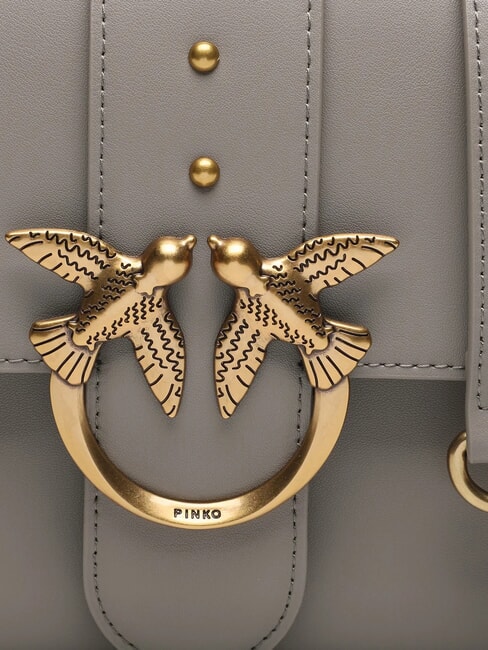 CLASSIC LOVE BAG O singură geantă nuc-aur antic - Genți femei