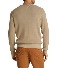 TOMMY HILFIGER TH Pulover din bumbac cu guler rotund albastru deschis - Pulovere pentru bărbați - 2