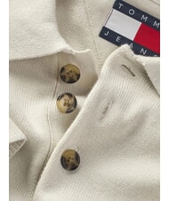 TOMMY HILFIGER TH JEANS Pulover cu guler și nasturi h&acirc;rtie de ziar - Pulovere pentru bărbați - 5