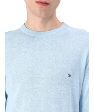 TOMMY HILFIGER TH Pulover cu guler rotund din amestec de in autenticstretch - Pulovere pentru bărbați - 2