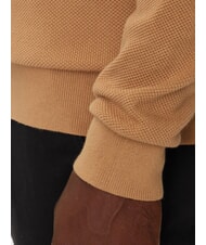 TOMMY HILFIGER TH Pulover cu guler rotund și imprimeu fagure p&acirc;nză de safari - Pulovere pentru bărbați - 4