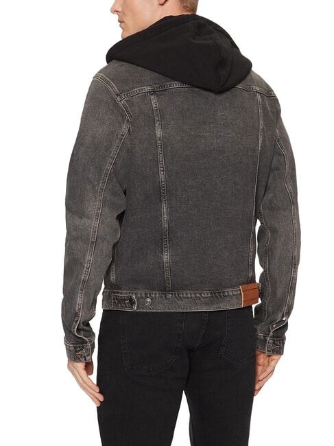 TH JEANS Jachetă din denim pentru bărbați gri denim - Geci de bărbați