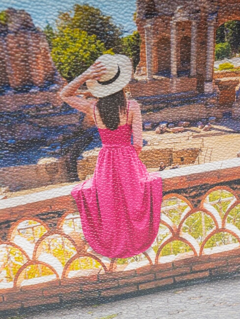 YESBAG Geantă de umăr cu clapă Taormina vara - Genți femei