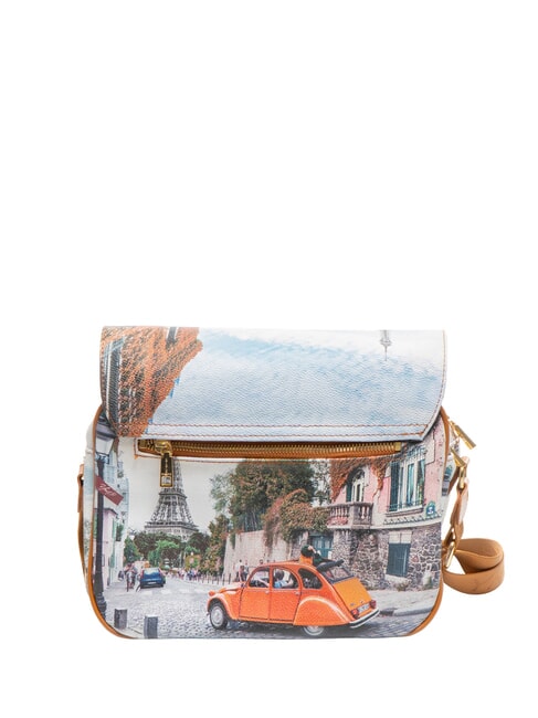 YESBAG Geantă de umăr cu clapă asta e viața - Genți femei