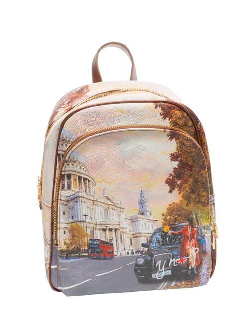 YESBAG Rucsac rotund cu două compartimente turist londonez - Genți femei