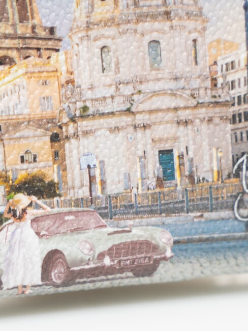 YESBAG Poșetă pentru breloc cu fermoar imperial - Portchei