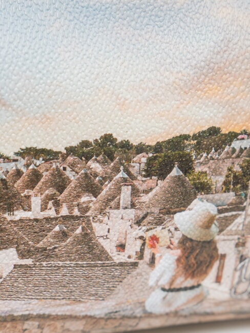 YESBAG Trusă de cosmetice pentru trunchi trulli romantici - Truse de toaletă